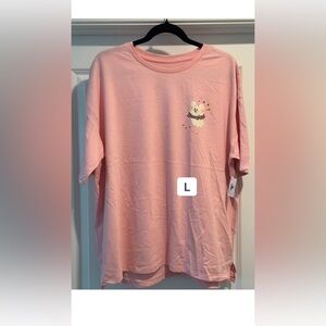 Disney Parks Disneyland Resort Ghost Mickey & Minnie Halloween Pink T-Shirt L